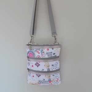 LeSportSac - Pink White Girly Cartoon Minimal Small Crossbody Everyday Bag
